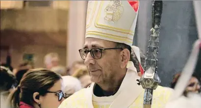  ?? MIQUEL CODOLAR / ACN ?? El cardenal Omella, hace unos días durante la eucaristía en la que se celebró el 75.º aniversari­o de Càritas