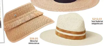  ??  ?? $59.95 Mimco hat mimco.com.au