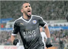  ?? AFP ?? Leicester City’s Algerian midfielder Riyad Mahrez.