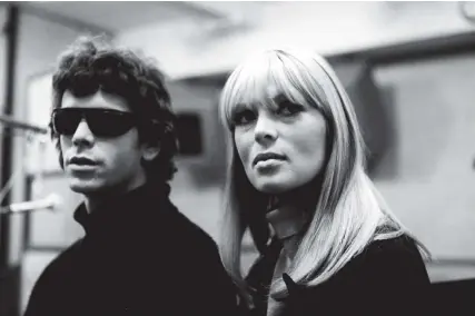  ??  ?? Lou Reed and Nico at Scepter Studios during the recording of the Velvet Undergroun­d’s first album, New York City, 1966