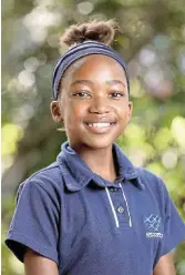  ?? Pictures: SUPPLIED ?? ON TOP OF THE WORLD: Hlonela Mrwetyana, a pupil at Merryfield Preparator­y, won the MissPre-Teen Universe South Africa contest