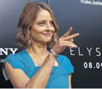  ?? ARCHIVO LA NUEVA. ?? Jodie Foster ya tiene todo planeado.