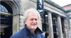  ??  ?? TALK: Tim Martin at The Reginald Mitchell in Hanley.