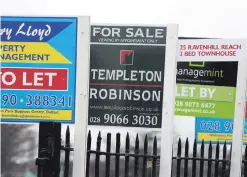  ??  ?? NI’s housing market could be set for a boost