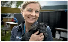  ??  ?? Katie Pederson says puppies and rabbits are also being brought in, and warns against bunnies as ‘starter pets’.