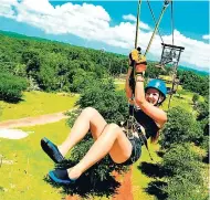  ??  ?? Jamwest will be offering a 50 per cent discount on Zip lining for the Mother’s day Weekend.