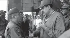  ??  ?? MADURO. En el desfile militar de ayer.