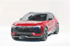  ?? AP PHOTO/PAUL SANCYA ?? The 2024 Chevrolet Blazer SS EV is shown July 12 in Warren, Mich.