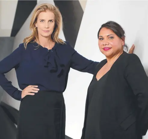  ??  ?? STAR POWER: Actors Rachel Griffiths and Deborah Mailman will star in a new ABC political drama titled Black B*tch, directed by Rachel Perkins. It will put Far North Queensland in the spotlight.