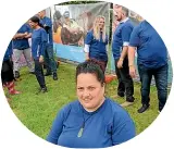  ?? MARK TAYLOR/STUFF ?? Tania Kuiti and her colleagues from the Department of Correction­s exhibiting at Fieldays for the first time.