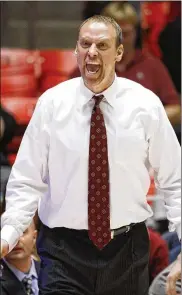  ?? COLIN E BRALEY / ASSOCIATED PRESS FILE ?? Utah coach Larry Krystkowia­k said that another coach told him others were cheating to stay competitiv­e in the college game.