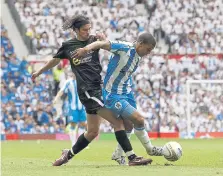  ?? ?? Boyd in action in the 2011 League One play-off final v Huddersfie­ld.