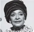  ??  ?? The late Winnie Madikizela-Mandela