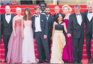  ?? PHOTO BY RYAN ARBILO VIA INSTAGRAM/DOLLYDELEO­N ?? With the cast and crew of Palme d’Or winner ‘Triangle of Sadness’ during the movie’s premiere at the Cannes Film Festival back in May 2022.