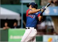  ?? / lmzartwork­s ?? Red Sox Vice President of Player Developmen­t Ben Crockett pleased with the growth of prospect Bobby Dalbec, above.
is