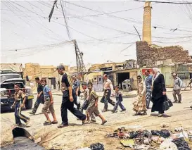  ?? (AP) ?? Antiquísim­a. La mezquita de Al Nuri en Mosul databa del siglo XII.