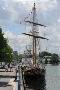  ?? HAMILTON SPECTATOR FILE PHOTO ?? The tall ships sail into Hamilton for the Canada Day Rendez-Vous 2017 regatta Friday and for weekend tours.