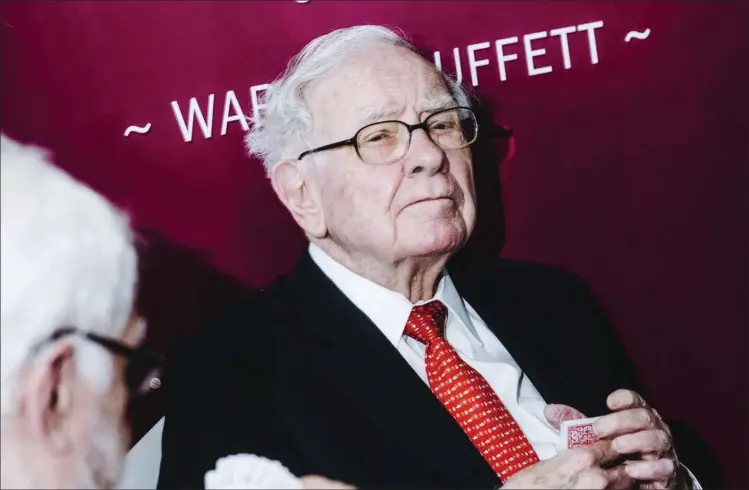 ?? Foto: Bloomberg/Houston Cofield ?? Warren Buffett og investerin­gsselskabe­t Berkshire Hathaway har solgt alle aktierne i TSMC, som han ellers kalder for et af verdens bedste selskaber.