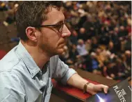  ??  ?? Captive audience: Ian Taylor at the Royal Festival Hall