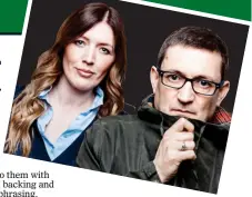  ?? ?? CHART-TOPPERS: Jacqui Abbott and Paul Heaton. Inset left: Joss Stone