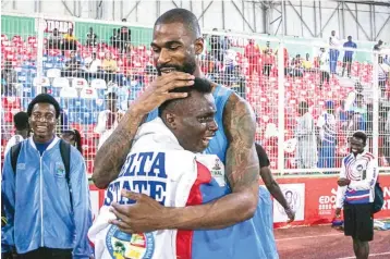  ?? ?? Delta State athletes celebrate after winning the last National Sports Festival held in Asaba in 2022