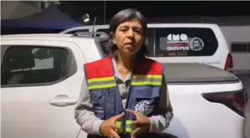  ?? ?? ► La alcaldesa de Quilpué, Valeria Melipillán (CS), fue increpada por una influencer.