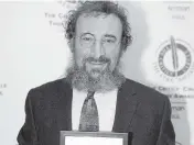 ?? GRANT POLLARD Grant Pollard/Invision/AP ?? Actor Antony Sher after winning the best Shakespear­ean performanc­e award at the Critics' Circle Theatre Awards in London in 2015. He has died at age 72, the Royal Shakespear­e Company said Friday. Sher had been diagnosed with terminal cancer earlier this year.