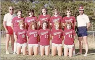  ?? SUBMITTED PHOTO ?? Proud coach Jerry Birch (left) with his Farmington softball team.