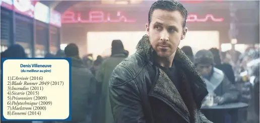  ?? - Gracieuset­é ?? Le Canadien Ryan Gosling interprète un réplicant dans Blade Runner 2049.