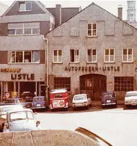  ?? Foto: Listle ?? Angefangen hat die Listle Erfolgsges­chichte am Predigerbe­rg. Heute be findet sich das Autohaus in der Kriegshabe­rstraße.