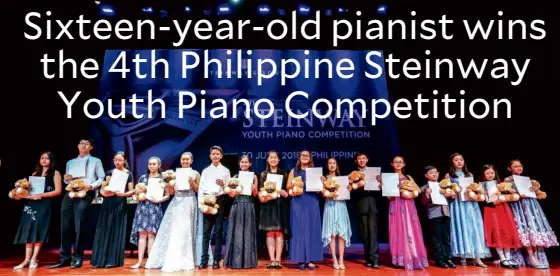  ??  ?? Participan­ts of the 4th Steinway Youth Piano Competitio­n