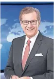  ?? FOTO: NDR ?? Jan Hofer ist seit 1985 Sprecher der „Tagesschau“.