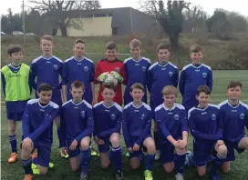  ??  ?? The Carrick Town team who defeated Ballygawle­y.