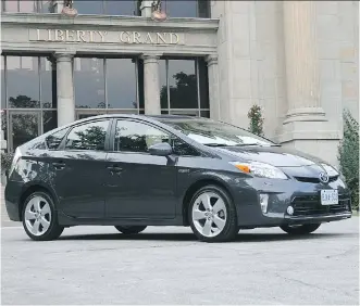  ?? PHOTOS: LESLEY WIMBUSH/ DRIVING ?? The Toyota Prius has a dated look that could use an overhaul.