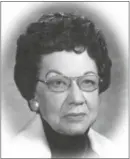  ??  ?? helene thomas Bennett made a mark in Yuma. she was instrument­al in passage of the milk ordinance and testing of the water supply. (photo courtesy of www.azwhf.org)