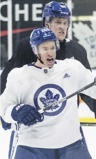  ?? CRAIG ROBERTSON ?? Forward Dominic Moore, who played last season with the Toronto Maple Leafs, has used his Smashfest fundraiser to provide more than $700,000 to assist in research of rare cancers and concussion­s.