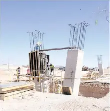  ?? ARCHIVO: EL HERALDO DE CHIHUAHUA ?? Construcci­ón de distribuid­or vial en carretera a Aldama.