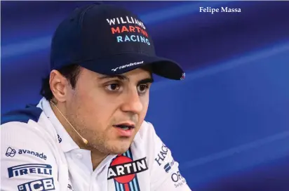  ??  ?? Felipe Massa