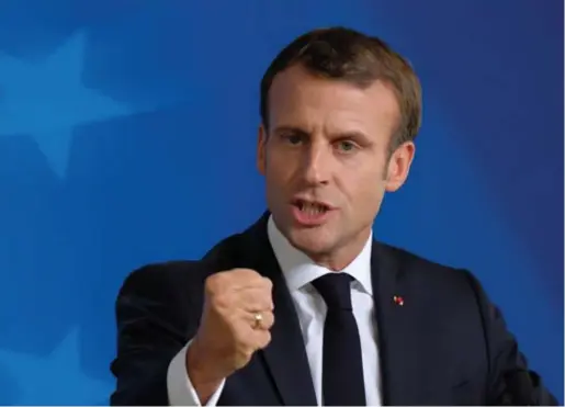  ?? © ?? Volgens een peiling is 41 procent van de Fransen ‘tevreden’ over president Emmanuel Macron. Dat is verre van slecht.
Sean Gallup/getty