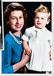  ?? ?? TOUCHING: Ben’s colourised and updated picture, and the original shot