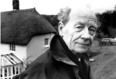  ??  ?? MASTER: William Trevor ‘began writing early and finished by mid-morning to potter and garden’