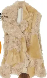  ??  ?? STELLA MCCARTNEY Chaleco ‘Fur Free Fur’ (1.395 €).