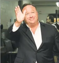  ?? Jay Janner / Austin American-Statesman ?? Alex Jones, a right-wing radio host and conspiracy theorist, called the Sandy Hook shootings a hoax. He is being sued.