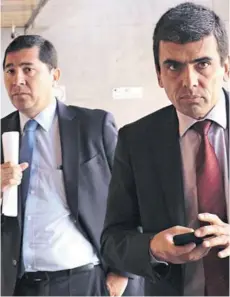 ?? FOTO: LUIS SEVILLA ?? Los ex fiscales Carlos Norambuena (a la izquierda) y Carlos Gajardo.
