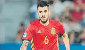  ??  ?? Gol de Dani Ceballos El centrocamp­ista andaluz mantiene intacto su olfato de gol en la Sub 21