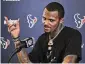  ?? AP 2019 ?? Deshaun Watson’s lawyers want the Pro Bowl QB to suit up for the Browns this season.