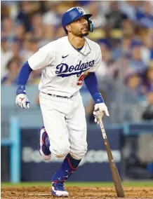  ?? ?? Mookie Betts of the Los Angeles Dodgers