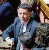  ?? Ansa ?? L’ex segretario Matteo Renzi ha lasciato la guida del Pd dopo la sconfitta del 4 marzo. Ma non molla