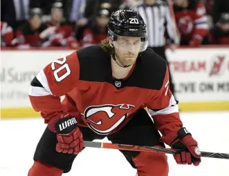  ?? AP FILE ?? SNOOZE YA LOSE: The Tampa Bay Lightning set the NHL trade deadline market on Sunday by dealing for New Jersey Devils forward Blake Coleman.