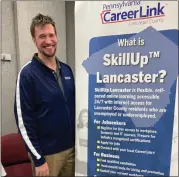  ?? Photo by LNP/LancasterO­nline ?? Millersvil­le resident Shawn Gollatz used SkillUp Lancaster TO EARN THREE IT CERTIfiCAT­IONS, WHICH ENABLED HIM TO LAND A JOB IN THAT fiELD THREE DAYS AFTER POSTING HIS RESUME ONLINE.
